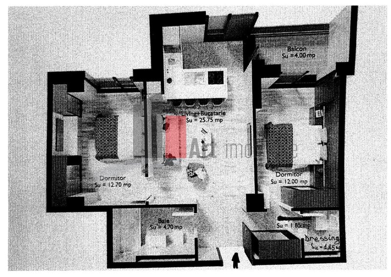 Vitan Barzesti - Delta Vacaresti Vanzare apartament 3 camere